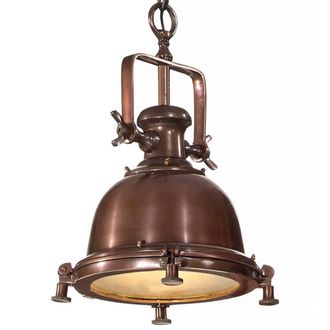 Berkfield Home Pendant Lighting 35x35x153 cm&not;Aluminium in Copper | Size: 35 x 35 x 153 cm