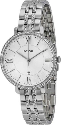 Fossil Jacqueline Silver Dial Stainless Steel Ladies Watch ES3545