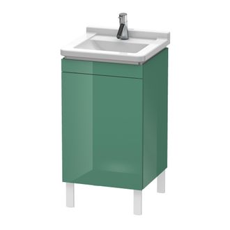 Duravit Duravit L-cube M&oacute;dulo De Lavabo Vertical, 1 Puerta, Con Bisagra A La Derecha, 460mm, Para Starck 3 030348, Color: Jade Laca Alto Brillo - Lc6169r0303