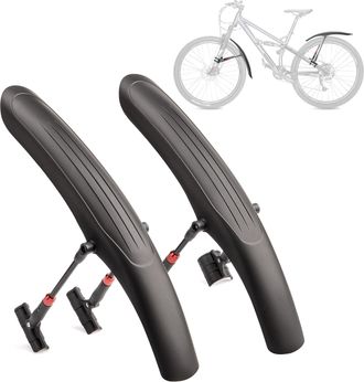 OEM Juego De Guardabarros Para Bicicleta, Universal, De F&aacute;cil Extracci&oacute;n, Protecci&oacute;n Contra Salpicaduras, Fabricado En Pl&aacute;stico De Alta Calidad, Para Bici