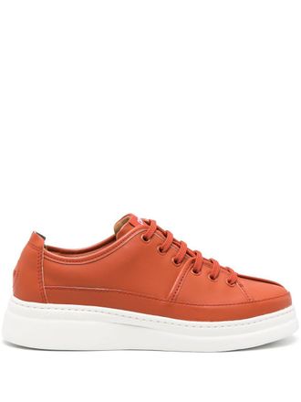 Camper Runner Up logo-patch sneakers - women - Calf Leather - 40 - Red