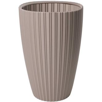 OEM Maceta - Garden Id - Elegante - 40 X 58 Cm - Para Jard&iacute;n, Balcones O Interiores - Taupe