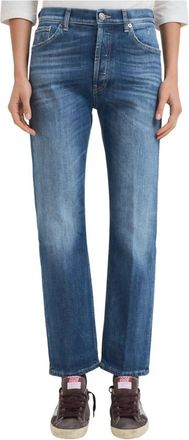 Dondup Icon Jeans - Dames - Regular Fit Jeans - Blauw - W31 - Katoen - Jeans