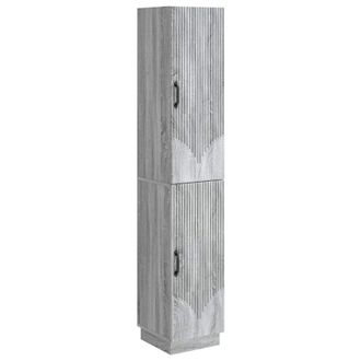 vidaXL Juego De Armarios 2 Uds. Sonoma Gris Madera De Ingenier&iacute;a Vidaxl