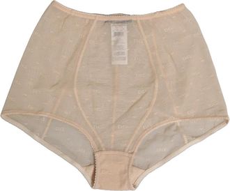 Dolce & Gabbana Girdle Panty - Dames - Onderbroek - Beige - S - Nylon - Ondergoed
