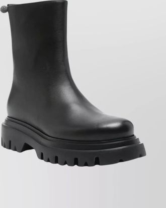 Fabiana Filippi chunky sole ankle boots with pull tab