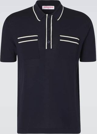 Orlebar Brown Keeling cotton and silk polo shirt