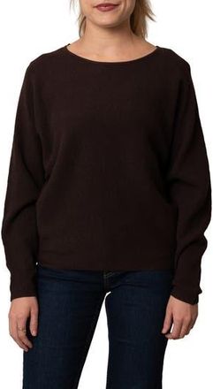 Cyrus Yummy Dolman Waffle Knit Sweater in Hickory Brown at Nordstrom Rack, Size X-Small