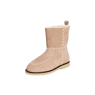 Freda Salvador Freda Salvador Rocky Stucco Suede Shearling 5056-STUCCO Womens