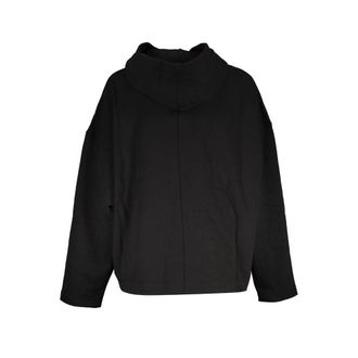 Calvin Klein Organic Cotton Logo Hoodie - Black