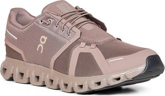 On Mens Sneakers Cloud 6 Brown Polyurethane Trainers