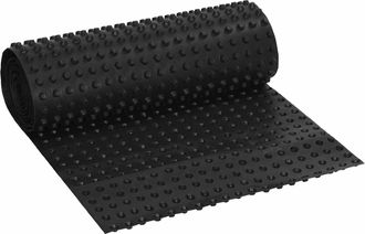 vidaXL Hoja De Drenaje Acanalada Negro 0,5 X 10 M Hdpe Vidaxl