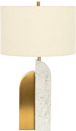 Richmond Interiors Marmor Design Tischlampe Liliana 43 x 74 cm