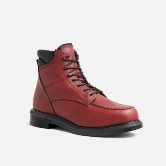 Red Wing Shoes Mens 6-Inch Soft Toe Boot In Mahogany