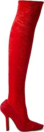 VETEMENTS Stivali al ginocchio - Rosso