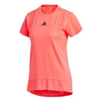adidas (WMNS) adidas Training Round Neck Sports Running Short Sleeve Pink T-Shirt GL6923