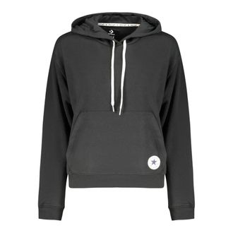 Converse Hoodies, female, Black, Size: XS Long-Sleeved Hoodie