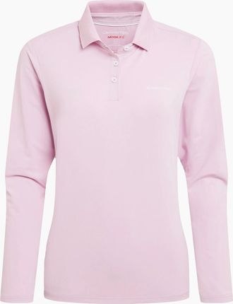 Craghoppers Womens Craghoppers Womens/Ladies Thornbury Nosilife Long-Sleeved Golf Polo Shirt - Pink - Size: 16