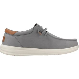Hey Dude Canvas Veterschoenen - Heren - Veterschoenen - Grijs - 43 EU - Schoenen