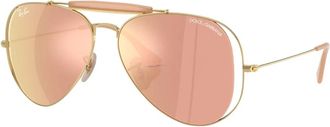 Ray-Ban The Outdoorsman Sunglasses - unisex - Ray-Ban - Sunglasses - Yellow - 58 MM - Accessories