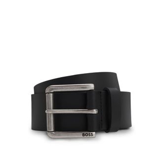 BOSS Roller-buckle belt in leather