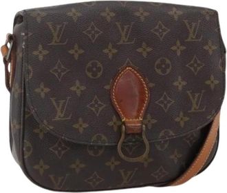 Louis Vuitton Pre-owned Vintage Canvas Cross Body Tas - Dames - Vintage Schoudertas - Bruin - ONE Size - Vintage