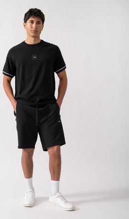 HUGO BOSS Mens Headlo Shorts in Black Cotton - Size Large