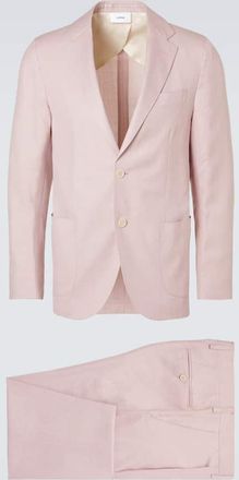 Lardini Wool, silk, and linen suit