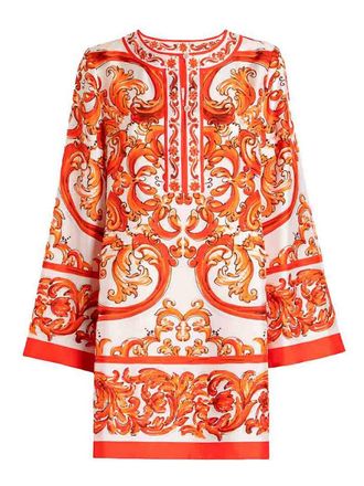 Dolce & Gabbana Maiolica-Print Dress