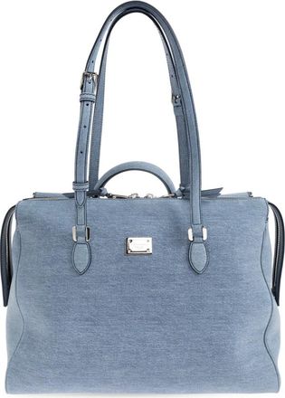 Dolce & Gabbana Vittoria Bag - Heren - Shoppers - Blauw - ONE Size - Katoen - Tassen