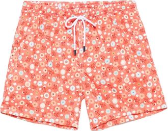 Barba Badmode, Heren, Oranje, M, Polyester, Polyester Zwemshorts met zijzakken