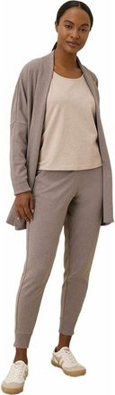 Pact Everyday Airplane Joggers in Deep Taupe Heather at Nordstrom, Size Small