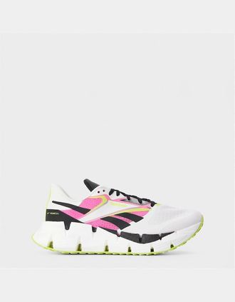 Reebok Womens Floatzig 1 Graphic Print Low Top Sneakers - White - Size: 6.5