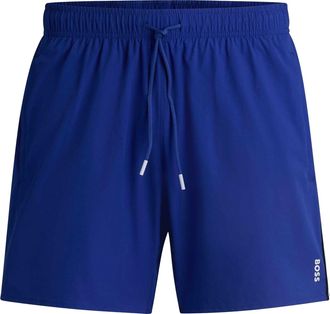 HUGO BOSS Effen zwembroek heren (Blauw)