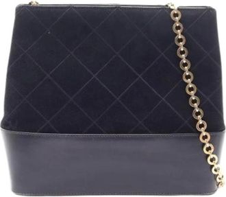 Ferragamo Borsa a tracolla in camoscio Pre-owned - - Pre-owned - Donna - Nero - ONE SIZE