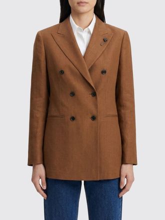Lardini Linen Double-Breasted Blazer