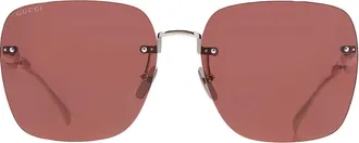 Gucci Brown Square Ladies Sunglasses GG1923SA 002 63