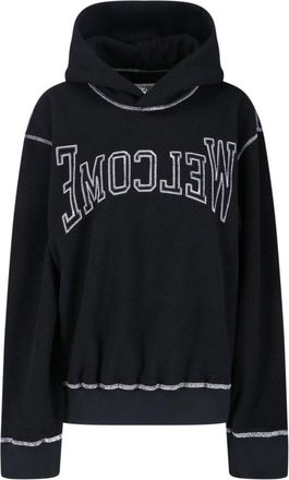 Maison Margiela Logo Hoodie - Black