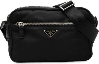 Prada Borsa a tracolla in tessuto 2013-2025 - Nero