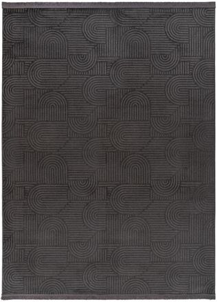 LALEE Waschbarer Design Teppich Damla 212 - Graphite