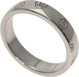 Cartier Happy Birthday White Gold (18K) Band Ring (Pre-Owned)