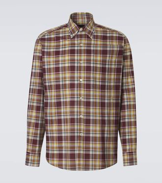 Prada Plaid cotton shirt