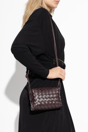 Bottega Veneta Shoulder Bag Loop Mini, Womens, Burgundy