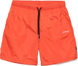Off-white Costume da bagno con motivi Arrow - Arancione