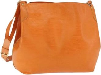 Louis Vuitton Pre-owned Cross Body Bag - Dames - Vintage Schoudertas - Oranje - ONE Size - Leer - Vintage