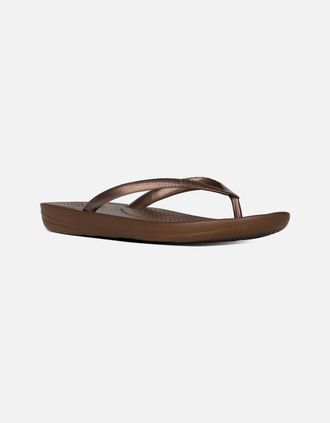 FitFlop Fitflop Womens Iqushion Womens Toe Post Sandals - Bronze - Size: 6
