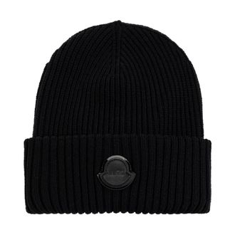 Moncler 4 Edward Enninful - Dames - Hoeden - Zwart - ONE Size - Wol - Accessoires