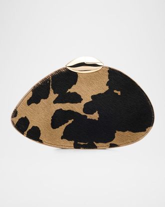 Benedetta Bruzziches Belle De Jour Calf Hair Clutch Bag