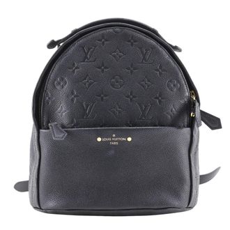Louis Vuitton Sorbonne Monogram Empreinte Leather Black Leather Backpack Bag (Pre-Owned)