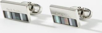 Paul Smith Mens Mineral stripes cuff links